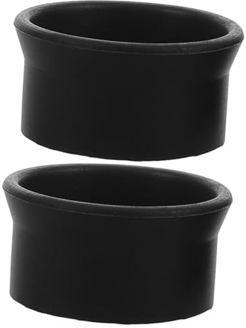 UKCOCO 2Pcs Microscope Eyepiece Protector Rubber Eye Cups Replacement Guards for Binoculars Easy Attachment Broad Compatibility with Optical Devices Black