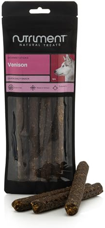 Natural Treats Gourmet Sticks Venison (4pcs) Grain Free Dog Chew Treats