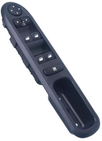 LEDFEWAG Interruptor elevalunas pulsador eléctrico 6554.ER, 96468704XT compatible para Peugeot 407