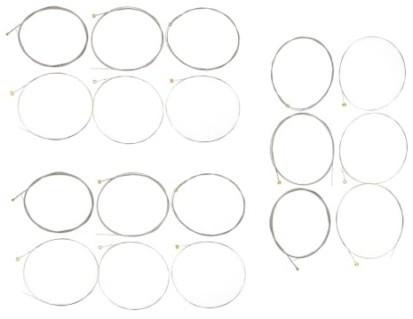 ECSiNG Corde per chitarra elettrica, 18 pezzi, con fondo pesante, calibro 10-52