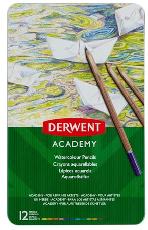Derwent Academy Set – Aquarell 12 Tin