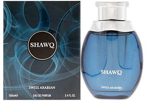 Swiss Arabian Shawq - Luxury Products From Dubai - Long Lasting, Addictive Personal EDP Spray Fragrance - Seductive Signature Aroma - 3.4 Oz