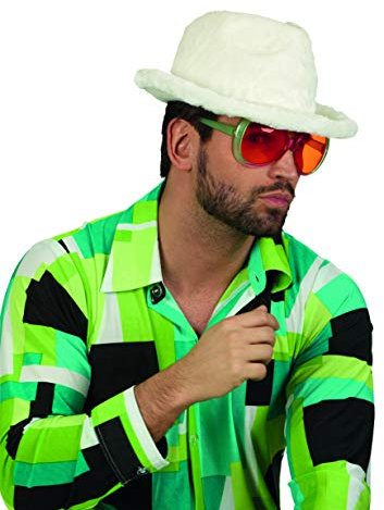 Andrea Moden 3286505 Big Daddy-Hut, Unisex – Erwachsene, weiß