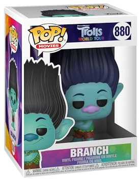 Funko POP! Movies: Trolls World Tour-Branch - 1/6 Odds for Rare Chase Variant - (Styles May Vary) - Collectable Vinyl Figure - Gift Idea - Official Merchandise - Toys for Kids & Adults