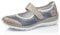 Rieker Damen Low-Top Sneaker L32B5, Frauen Halbschuhe,Freizeitschuhe,Laufschuhe,straßenschuhe,Strassenschuhe,blau Kombi (42),37 EU / 4 UK