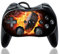 DeinDesign Skin kompatibel mit Nintendo Wii Classic Controller Pro Folie Sticker Eishockey Feuer