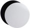 Lot de 10 Supports à Gâteau Ronds en Carton Couleurs et Dimensions au Choix (Noir/Blanc, 20 cm)