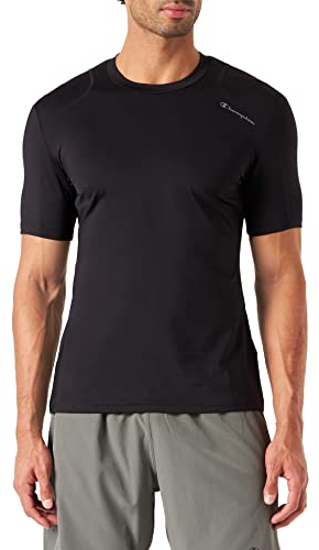 Champion C- Tech Outdoor T-Shirt für Herren, Schwarz, Medium