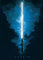 Displate Offiziell Star Wars MetallPoster Magnetische Befestigung Inklusive Lizenziert Bilder Hochwertiges Poster Star Wars - Lightsabers - Anakin Poster 45 cm x 32 cm