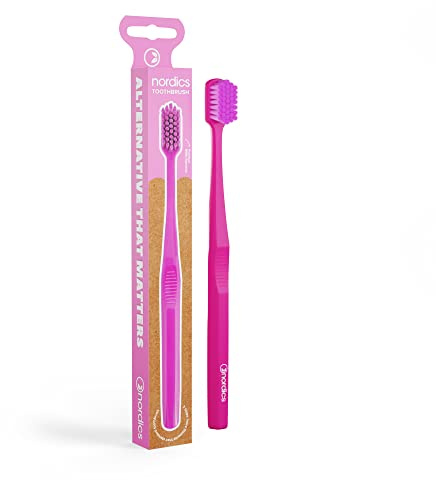 Öko Zahnbürste Premium PLA Pink