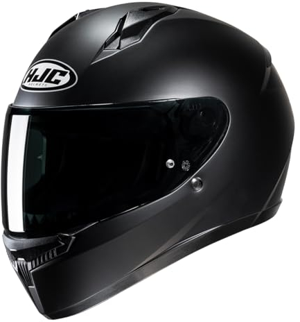 HJC, Casco Moto Integral C10 Semi Flat Black, 3XS