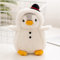 GLITZFAS Pinguin Stofftier Plüschtier, Kuscheltier Plüschpuppen Pinguin, 20cm Stofftier Schmusetier Geschenk für Jungen Mädchen Babys (Weihnachtsschneemann)