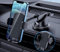 TICILFO Handyhalterung Auto [3-in-1] für Kfz Lüftung & Saugnapf Handyhalter 360° Drehbar Autohalterung Handy Halterung Universal für iPhone Android Smartphones