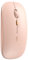 Souris sans Fil, Souris Bluetooth Rechargeable (BT5.1 & 3.0) avec clic Silencieux, DPI réglable sur 3 Niveaux - Souris Portable pour Ordinateur Portable, Ordinateur (Rose)