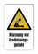 Warnzeichen (W041) Warnung vor Erstickungsgefahr - Eckiges Warnschild mit Text - Warnschild mit Text - nach DIN EN ISO 7010