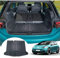 GAFAT Kompatibel mit VW ID.3 Facelift 2021-2024 2025 Kofferraummatte, TPE Allwetter-Kofferraumwanne für ID3, Original 3D Scannen Hohe Kante, ID3 Zubehör [Standart Ladeboden]