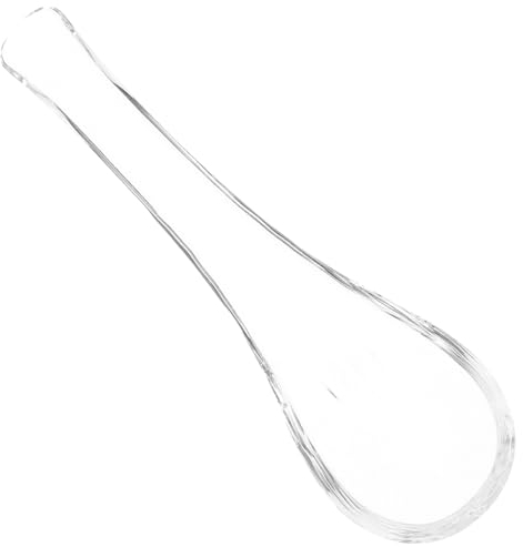 Cabilock Cuchara De Cristal Cuchara De Miel Cuchara De Coctel Cucharas De Aperitivo Cuchara De Condimento Cuchara De Expreso Cuchara De Aperitivo Cucharaditas Claras Café Vidrio Cucharilla