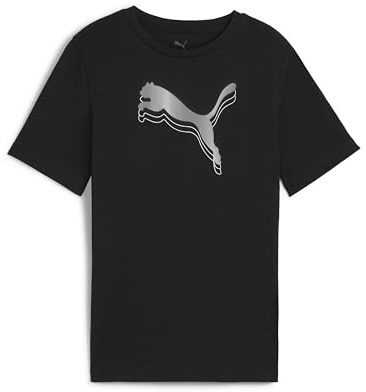PUMA Girl's ESS Metallic Tee G Tees (Pack of 1)