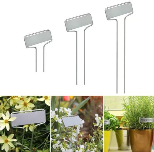 20pcs Yard Garden Aluminum Zinc Metal Plant Tags (Size: 4/6/8 Inch) for Gardening Plant Markers, Made of Copper and Aluminum (6 inch)