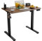 ERGOMAKER Höhenverstellbarer Schreibtisch 90x60cm,Schreibtisch Höhenverstellbar Elektrisch mit Memory-Funktion,Ergonomischer Tisch Höhenverstellbar,Braun