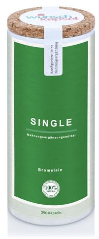Wunschkapsel Single Bromelain, 290 Kapseln Inhalt