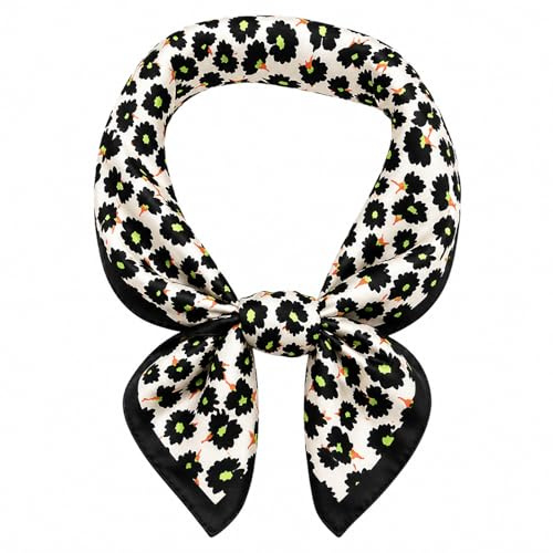 MAIRY Women Square Satin Head Scarves Scarf Neck Scarves Hair Wrap for Sleeping Small Neckerchief Bandanas, GBS05108
