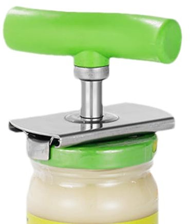 Djowyh Multifunktions Glasöffner | Verstellbarer Dosenöffner | Deckelöffner Schraubgläser - Leicht Zu Greifender - Glasöffner Für Schwache Hände