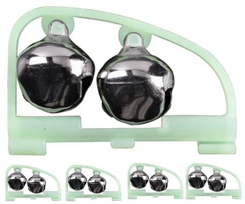 Campane di allarme per canna da pesca, Campane per canna da pesca - Campane luminose per la pesca notturna,Set di 5 campanelli per canna da pesca notturna, campanello d'allarme per canna da pesca, cam