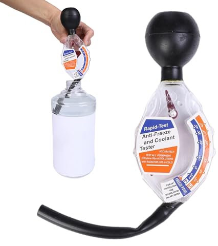Tester Antigelo Automobilistico - Rifrattometro Antigelo, Tester Di Densità Antigelo | Misuratore Del Punto Di Congelamento Ad Azione Rapida, Tester Del Liquido Di Raffreddamento Del Radiatore