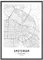 JUNOMI® Amsterdam Poster DIN A3 mit Rahmen Schwarz, DIN A3 Wohnzimmer Deko, Modernes Wandbild, Amsterdam Bild, Wandbild mit Rahmen, Stadtplan Poster Amsterdam, perfekte Geschenkidee für Amsterdamer
