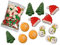 Bombasei Kuchendekor Weihnachtsset - 12 liebevoll gestaltete Zuckerfiguren + 25g bunte Weihnachtsstreusel - Deko für festliche Kuchen, Plätzchen & Desserts - Ideal für die kreative Weihnachtsbäckerei
