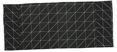 PHENOFICE Housse De Pour Machine À Laver Four À - Sèche-linge Motif Noir 30 X 90 Cm Tissu Robuste Pour Réfrigérateur