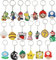 20 Pezzi Portachiavi Super Mario, Portachiavi Bambini, Animali Set Portachiavi, Gadget Compleanno Bambini Ciondoli per Bambini, Decorazione Della Borsa Della Scuola