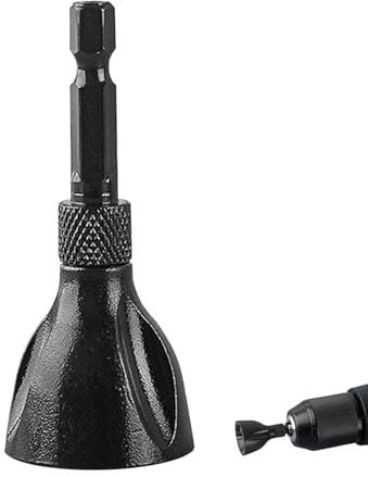 keyxer Strumento per sbavatura e smussatura esterno in metallo 3-20 mm, strumento per sbavatura a stelo esagonale con lama rimovibile per viti, tubi, aste filettate, acciaio ad alta resistenza