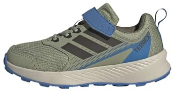 adidas Unisex Kinder Terrex Tracefinder Trail Running Shoes Children, Tent Green/Shadow Olive/ray Blue, 29 EU