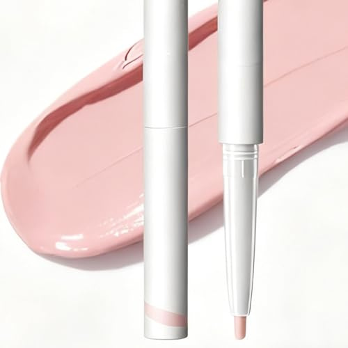 Highlighter Pen Makeup, 2 En 1 Under Eye Highlighter Stick, Seidig-Weich, Langanhaltend, Wischfest, K-Beauty-Gesichts-Highlighter & Luminizers