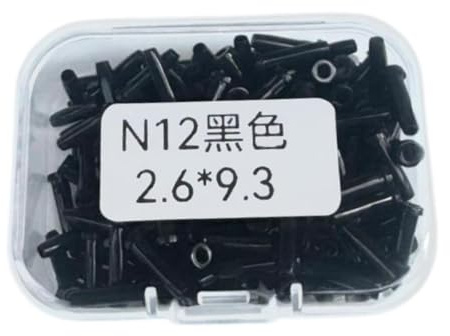 KiBcsLic Bádminton Schläger Ösen Kit Zubehör von Getriebe Ausrüstung Seil String Kette Kette zu Reparatur Wartung, Style E