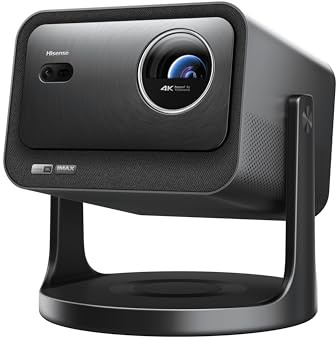 Hisense Proiettore Laser 4K C3 | Proietta da 65 a 300 pollici, Sorgente Triplo Laser, Zoom Ottico, 2500 ANSI lumen, Dolby Vision, HDR10+, VIDAA OS, Audio JBL