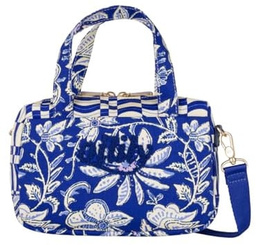 Oilily Umhängetasche Handtasche Haria Handbag Surf The Web blau