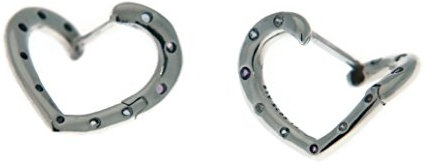 Pandora Pendientes de aro Mujer plata - 297231NRPMX