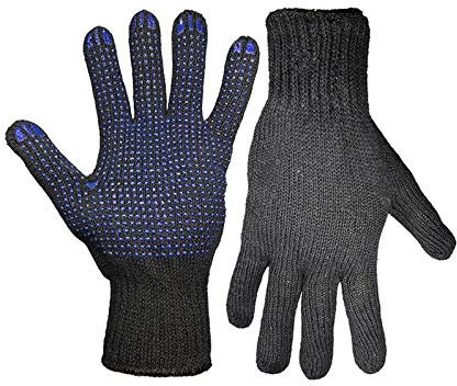Gartenhandschuhe Arbeitshandschuhe Handschuhe mit Noppen Schwarz