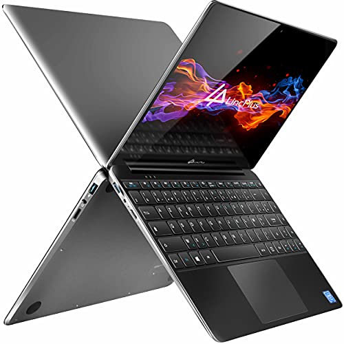 LincPlus P1 13.3 Slim Laptop - Intel Celeron N4020, 4GB RAM, 64GB eMMC, 1080P Full HD IPS Display, Windows 10 S, Lightweight Netbook for Work & Study