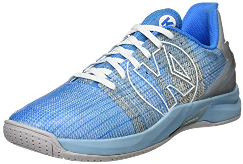 Kempa Attack ONE 2.0 Women, Damen Handballschuhe, Mehrfarbig (Diva Blau/Light Grau 01), 44 EU (9.5 UK)