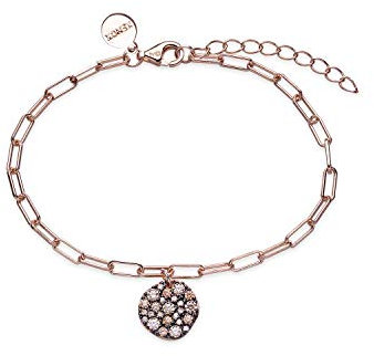Xenox Damen-Armband CITY NIGHTS aus 925er Sterlingsilber und Zirkonia (roségoldfarben)