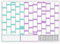 Schuljahreskalender 2025/2026 DIN B1 (700 x 1000mm) nass abwischbar matt - gerollt - August 2025 bis August 2026, 13 Monate - Wandkalender Schulkalender