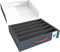 Feldherr Storage Box FSLB075 for model railway locomotives, wagons and vehicles - 5 slots for 00 gauge vertical