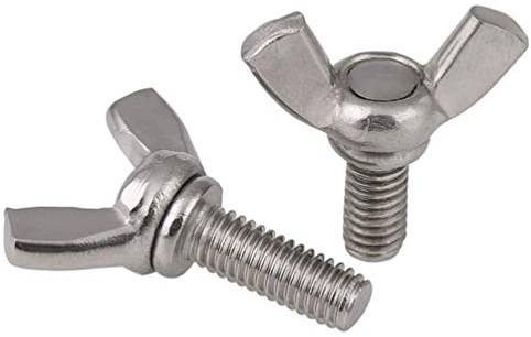 M6 Rändelschraube Hand Schrauben Flügelschrauben M8X20 (2ST)