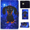 Funda para Huawei MatePad T10S T10 2020 Tableta Ligero Cuero de PU Lindo Soporte Antideslizante Funda con Tapa con Soporte para Tarjeta Huawei MatePad T 10S / T 10 (Perro Negro pequeño)