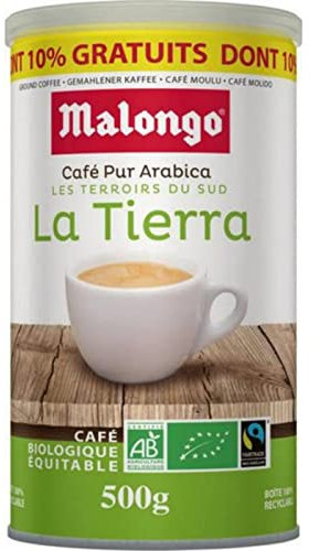 Malongo Café Soluble La Tierra Biologique, 500g