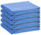 PEARL Mikrofaser Handtücher: 5er Pack Schnelltrocknendes Mikrofaser-Badetuch, 180 x 90 cm, blau (Saugfähiges Badetuch, Handtuch Sauna, Microfaser)